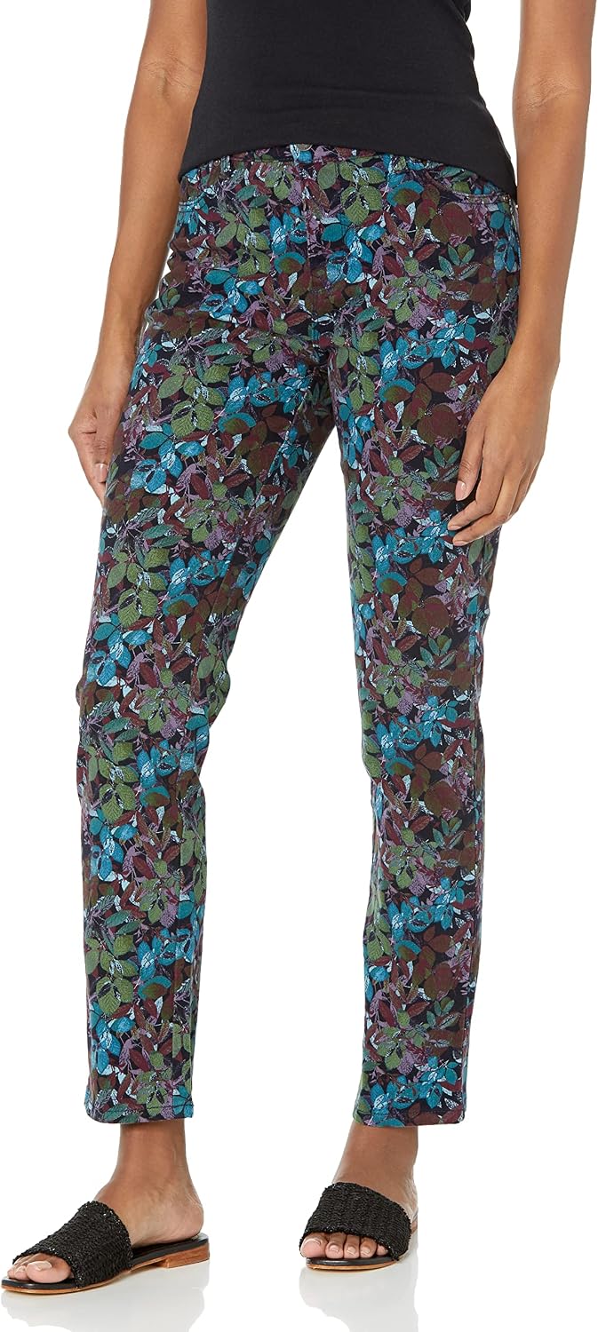 Gloria Vanderbilt Amanda classic tapered jeans on a model, color option 62 of 88